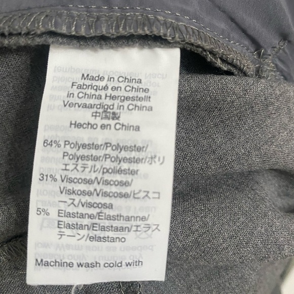 J. Crew 365 Gray Cropped Wide Leg Trousers Career Pants - Picture 5 of 7